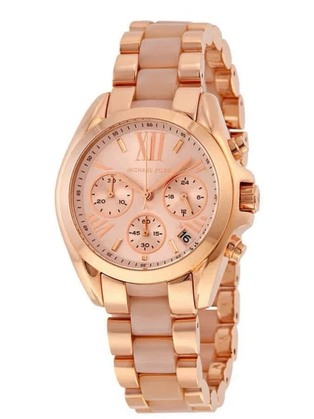 Michael Kors Rose Gold Chronograph Bracelet Watch